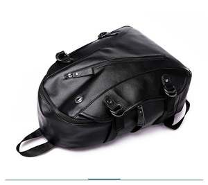 Sac à dos pour ordinateur portable avec trou pour écouteurs, sac à dos de voyage scolaire avec interface USB, sac à dos en cuir décontracté pour homme, marque M0106 - Product Image 5