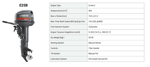 25HP 2 Cylinder 2 Stroke <b>Gasoline</b> Engine for Boat - Product Image 3
