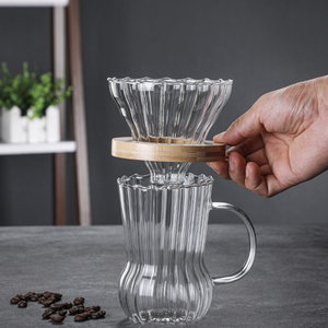 Cafetière en verre pour cuisinière, type Moka, pour la préparation du <span class=keywords><strong>café</strong></span>, vente en gros d'usine, percolateurs en verre - Product Image 2