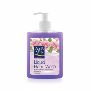AquaVera 500ml Liquid <b>Hand</b> <b>Soap</b> with Chemical & SLS Rose Scented Water Wash for Adults - Product Image 2