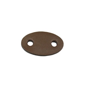 Nhà Máy Giá <span class=keywords><strong>PU</strong></span> da Stopper hai lỗ Pig mũi dây stoppers da thật hai lỗ vá da nhãn - Product Image 4