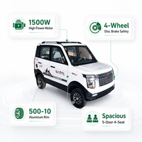 Voiture électrique nouvelle génération, mini-véhicule haute puissance à double moteur LSEV, tout-terrain et urbain, avec frein à disque