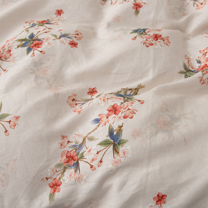 3D 인쇄 식물 침구 세트 퀸 사이즈 린넨 이불 커버 세트 시트 세트 침구 도매 - Product Image 6