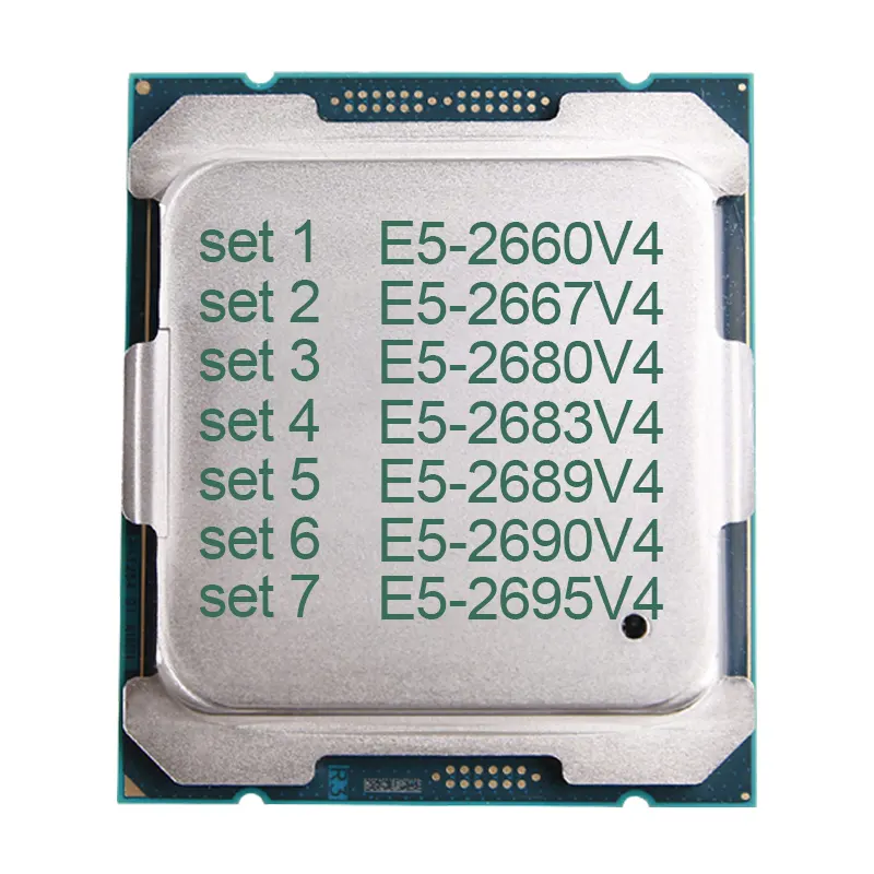 Lntel Xeon E5-2660V4 E5-2667V4 E5-2680V4 E5-2683V4 E5-2689V4 E5-2690V4 E5-2695V4 CPU โปรเซสเซอร์ทำงานบนเมนบอร์ด LGA2011-V3