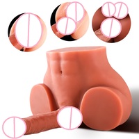 Dildo Masturbador Anal Estimulador de Pene Juguete Sexual Torso Realista con Trasero para Hombre Gay Masturbación Femenina Adulto