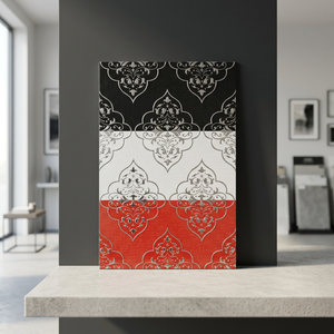 Carreaux muraux décoratifs en céramique numérique dorée et argentée, brillants et émaillés, de qualité supérieure, 300x600mm, de Morbi - Product Image 4
