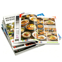 Service d'impression de livres personnalisés écologiques, brochure de magazine de mode A4 de haute qualité avec promotion commerciale, imprimé offset sur papier