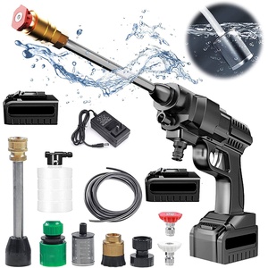 Mesin cuci mobil tekanan portabel, Mesin cuci mobil tekanan tinggi, mesin air Mini tanpa kabel Gun12V 24V 48V - Product Image 1