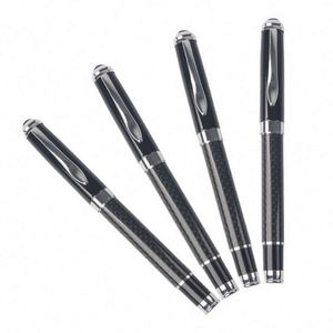 High-End Luxury Custom Logo Custom Brand Promotional Metal Ballpoint <b>Pens</b> Gift Set 0.5 mm Writing Width Carbon Fiber UV Printing - Product Image 1