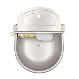 Veterinary Stainless Steel Automatic Drinking Bowl Horse Float Water Bowl Cattle Drinker Bowl