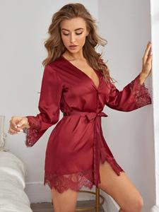 <span class=keywords><strong>Robe</strong></span> <span class=keywords><strong>d</strong></span>'été personnalisée solide en dentelle et satin Robes <span class=keywords><strong>de</strong></span> mariée en gros Robes <span class=keywords><strong>de</strong></span> <span class=keywords><strong>demoiselle</strong></span> <span class=keywords><strong>d</strong></span>'<span class=keywords><strong>honneur</strong></span> <span class=keywords><strong>de</strong></span> luxe avec logo pour femmes - Product Image 3