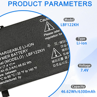 Замена батареи для ноутбука LBF122KH для LG Xnote P210 P220 P330 P210-G.AE21G P210-GE20K серии 7,4 В 46,62 Вт/ч 6300 мАч