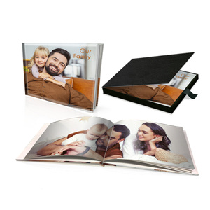 Libro de álbum de fotos de tapa dura de impresión personalizada, libro de fotos de tapa dura de negocios a todo Color OEM con caja - Product Image 2