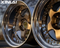 XINLAI Vente Chaude Jantes Forgées Brossées Polies 3 Pièces 5x120 5x112 5x114.3 18 19 20 21 22 Pouces pour Voiture de Course