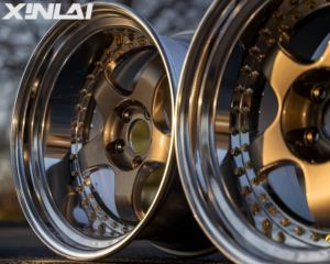 XINLAI Offre Spéciale 3 pièces forgé brossé poli 5x120 5x112 5x114.3 18 19 20 21 22 pouces roue pour roue de voiture de course - Product Image 4