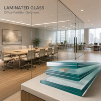 Vidrio Laminado Transparente y Tintado de Seguridad para Construcción, Precio de Fábrica al por Mayor, para Ventanas, Puertas y Paredes Divisorias