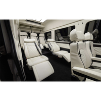 Siège VIP de luxe pour conducteur et passager Mercedes Sprinter 2018 avec petite chaise pliante, revêtement en cuir épais pour Sprinter