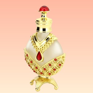 10ml 30ml Empty Arabic Style <b>Old</b> Fashioned Gold Glass Essential <b>Bottle</b> Dubai <b>Perfume</b> Oil <b>Bottle</b> - Product Image 3