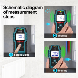 SF1 LCD <b>HD</b> Wood Studs Stud Finder Metal Detection Live <b>Cable</b> Depth Measurement 5-Minute Auto-Off SF1 Metal Detector SF1 - Product Image 2