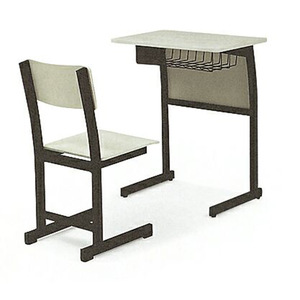 Conjunto de Escritorio y Silla Escolar Masao, Individual, Altura Ajustable, Estructura de Hierro, Tamaño Convencional para Uso en el Aula - Product Image 5
