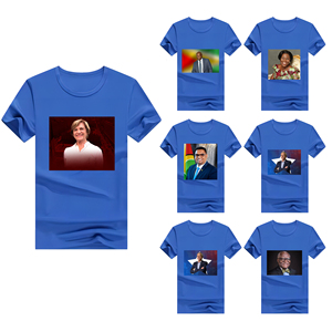 Wholesale Custom 2025 Burkina Faso Presidential Campaign T-Shirts Polyester Sublimation Print Fast Delivery - Product Image 6