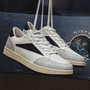 Baskets Explosive Crack pour hommes, nouveau style 2026, blanches rétro, polyvalentes pour toutes les occasions, sportives, décontractées et tendance, collection printemps - Product Image 1