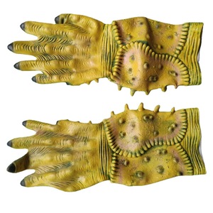 Topeng bayi berdarah zombie Halloween alien monster berdarah topeng badut hantu topeng seram lateks realistis horor properti tubuh - Product Image 3