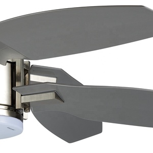 <strong>Best</strong> Low Voltage Smart Chrome LED Lighting <strong>Reversible</strong> <strong>Ceiling</strong> <strong>Fan</strong> with Dimmable Remote Control ABS Blade Material for Hotels - Product Image 5