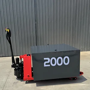Full Electric Pallet 1500kg 1.5ton 2000kg 2ton Small Lithium Automatic Loading All Terrain Electric Pallet Truck