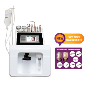 Machine de beauté 9 en 1 à oxygène et diamant pour dermabrasion, aspiration, élimination des points noirs, jet peel, hydrogène et hydrodermabrasion - Product Image 1