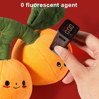 Jouet en peluche personnalisable en forme de mandarine simulation de poupée en peluche orange de bonne qualité pour voiture décoration de la maison
