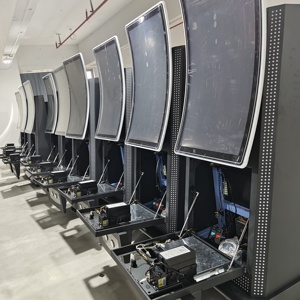 Machine de jeu incurvée de 43 pouces avec interrupteur intégré, machine de jeu avec prix d'usine, qualité supérieure, armoire neuve - Product Image 4