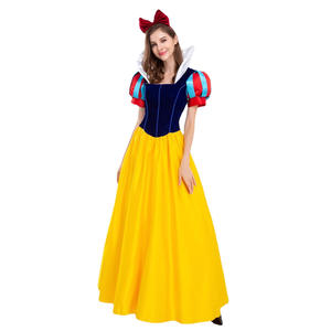 Vestito Cosplay per adulti bianco neve ragazza vestito da principessa donna cartone animato principessa <span class=keywords><strong>Costume</strong></span> da festa - Product Image 5