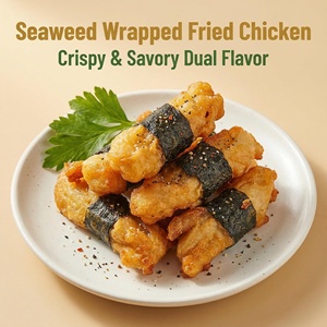 Yamaji Export Grade IQF Frozen Seaweed Roll Chicken Karaage Snack Food with 18 Months Shelf Life for Supermarket Supply - Product Image 3