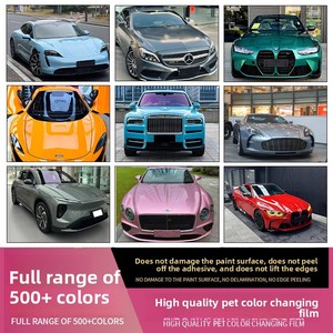 <span class=keywords><strong>Film</strong></span> de changement de couleur automobile PET Original Paint Ice Raspberry Powder Foil Silver Mirror Empty Powder Sub-Ash Moonlight Lime High - Product Image 5