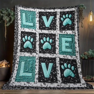 Manta de Franela con Estampado Moderno, Manta para Siesta, Resistente a la Decoloración, Ligera, para Cama, Sofá, Personalizable, OEM, ODM - Product Image 5