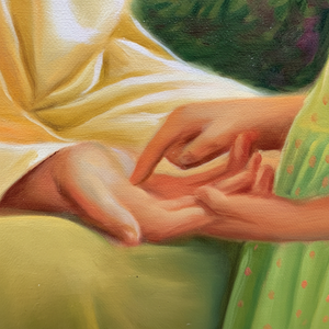 Pittura a olio 100% dipinta a mano di gesus 36x24 pollici campo classico pittura decorativa astratta - Product Image 1