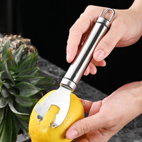 Roestvrijstalen citroenschiller Citrusschiller Multifunctionele fruit- en groenterasp Keukengadget