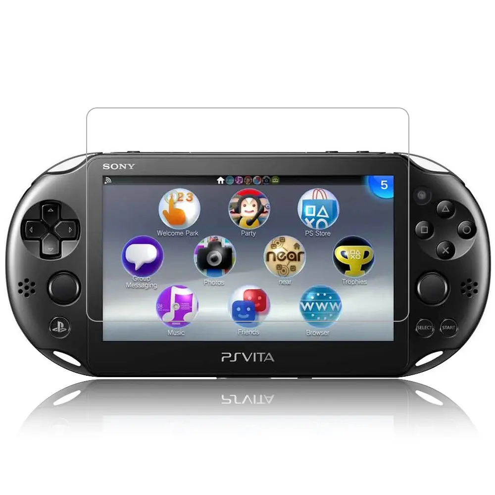 Premium High Transparent Game console ps vita tempered glass screen protector for Sony PSP GO Console Portal Screen Protector