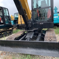 Excavadora Usada SANY SY60 de 6 Toneladas, Retroexcavadora de Orugas con Cucharón de 0.3m³ para Maquinaria de Construcción