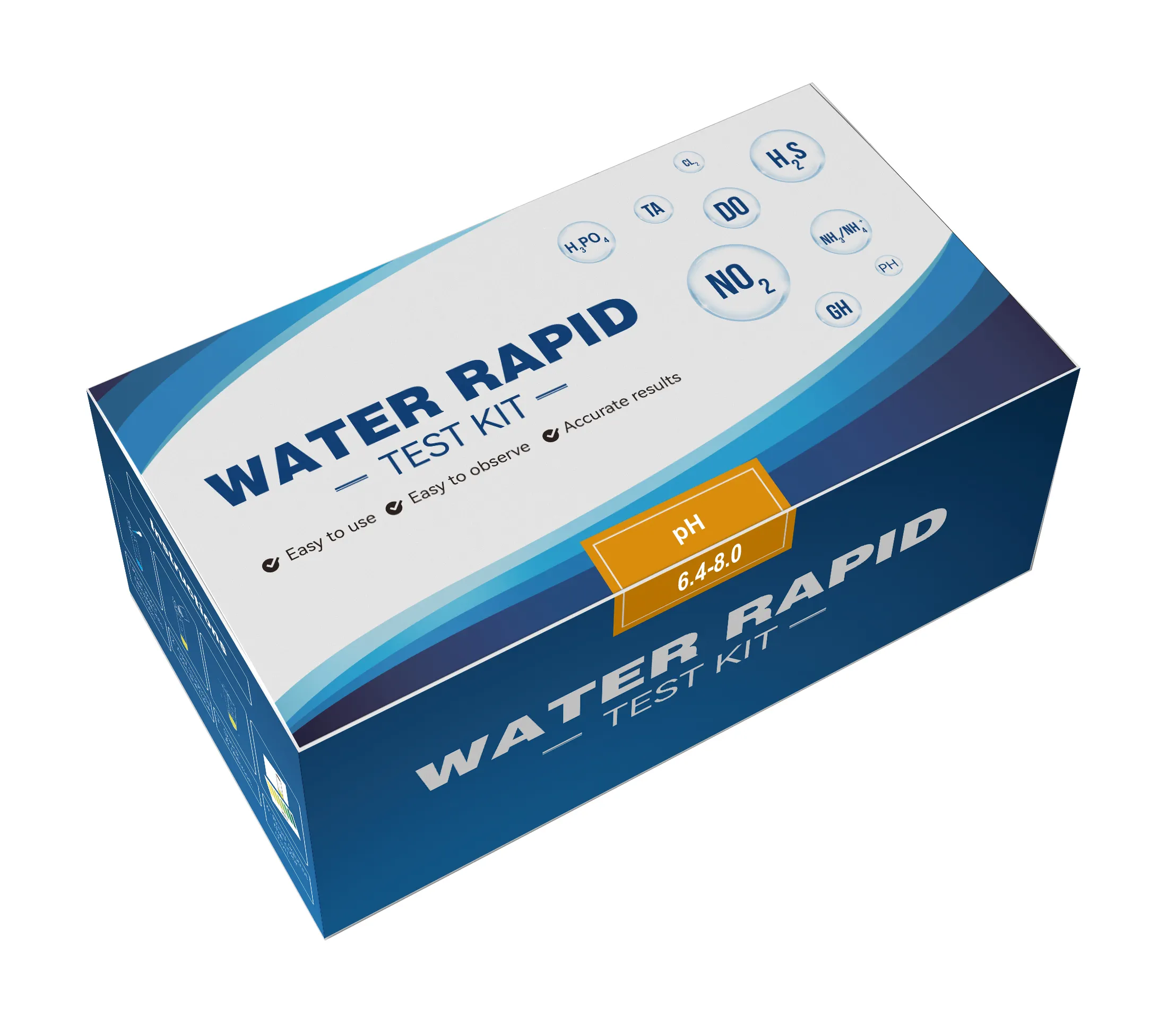 Kiểm tra chất lượng nước giọt của pH Thuốc thử Kiểm tra PH của máy lọc nước hồ bơi nước giếng