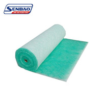 Nouveaux rouleaux de média filtrant en fibre de verre Senbao, matériau filtrant pour cabine de peinture Paint Stop Mat, efficacité F5-F8, porosité 1~5m, ISO9001