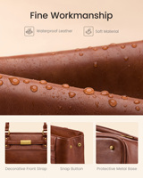 LOVEVOOK Large Shoulder Handbag Purse Gifts for Women 15.6 Inch PU Leather Computer Bags Waterproof Business Office Work Bag