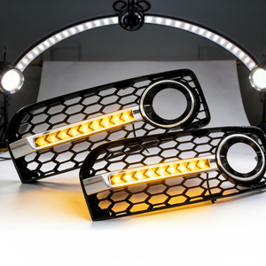 Nouvelle couverture de phare antibrouillard en plastique personnalisée avec LED pour Audi A5 B8 Sline 2009-2011 - Product Image 1