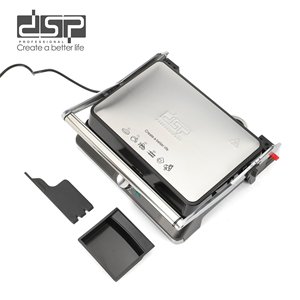 เตาย่างไฟฟ้า Dsp Kb1112 สีดำ 1501W-2000W ปรับอุณหภูมิได้ ปลั๊กยุโรป เตาย่างบาร์บีคิวสำหรับใช้ในบ้าน - Product Image 2