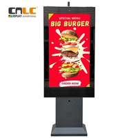 Système de menu LCD pour drive-thru, écran tactile, commande automatique, étanche, lisible en plein soleil, pour la publicité extérieure