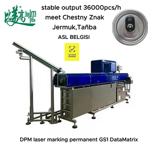 Machine de marquage laser à fibre Chestny Znak GS1 DataMatrix 50W avec système EZCAD pour la traçabilité de la production de canettes de bière (un article, un code) - Product Image 6