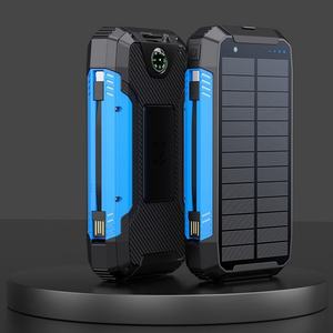 Cargador Solar Universal de Gran Capacidad 20000mha, Banco de Energía Móvil con Carga Inalámbrica, Cable y Linterna - Product Image 4