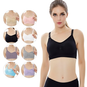 Sujetador de lactancia sin costuras de gran tamaño para lactancia posparto Maternidad Hebilla frontal sin cables Push-Up Intimates - Product Image 5