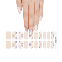 Autocollants en feuille pour nail art Huizi en gros, bandes de vernis à ongles, décalcomanies pour ongles en gel